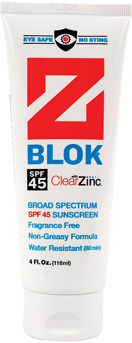 Солнцезащитный крем Z Blok SPF 45 - Водостойкий, нежирный, без отдушек, с цинком